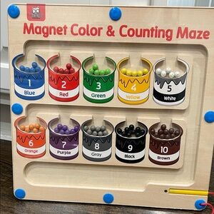 Magnet Color & Counting Maze - Multicolor